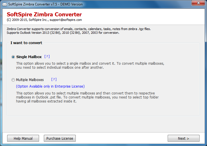 MailMigra for Zimbra screenshot MailMigra for Zimbra screenshot